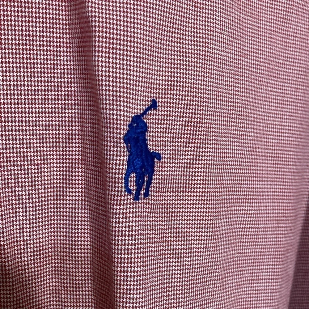 Polo Ralph Lauren Yarmouth Style pleated cuff men’s Large 15 1/2 32/33 blue lab